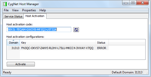 Host Activation